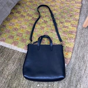 Madewell Zip top Transport Crossbody in Black